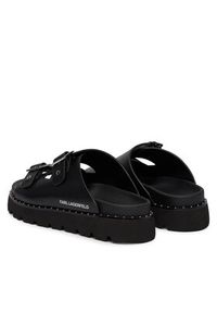 Karl Lagerfeld - KARL LAGERFELD Klapki Kaia KL81506 Czarny. Kolor: czarny. Materiał: skóra #4