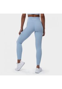 Kobieta Fitness Legginsy sportowe ze średnim stanem Shine SIROKO Błękitny. Kolor: niebieski. Materiał: nylon. Sport: fitness