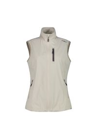 Kamizelka damska CMP. Kolor: beżowy. Sezon: wiosna, jesień. Sport: turystyka piesza #1