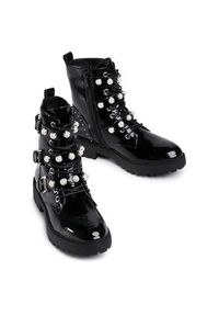 DeeZee Trapery WS5017-05 Czarny. Kolor: czarny. Materiał: skóra #5