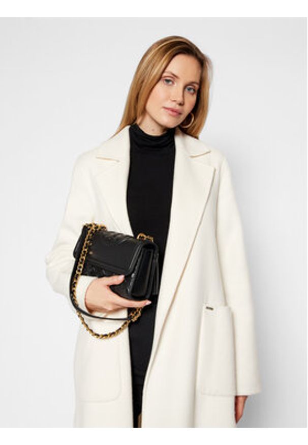 Tory Burch Torebka Flaming Small Convertible Shoulder Bag 75576 Czarny. Kolor: czarny. Materiał: skórzane