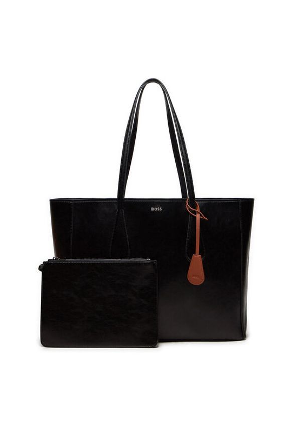 BOSS - Boss Torebka Liriel Shopper 50517093 Czarny. Kolor: czarny