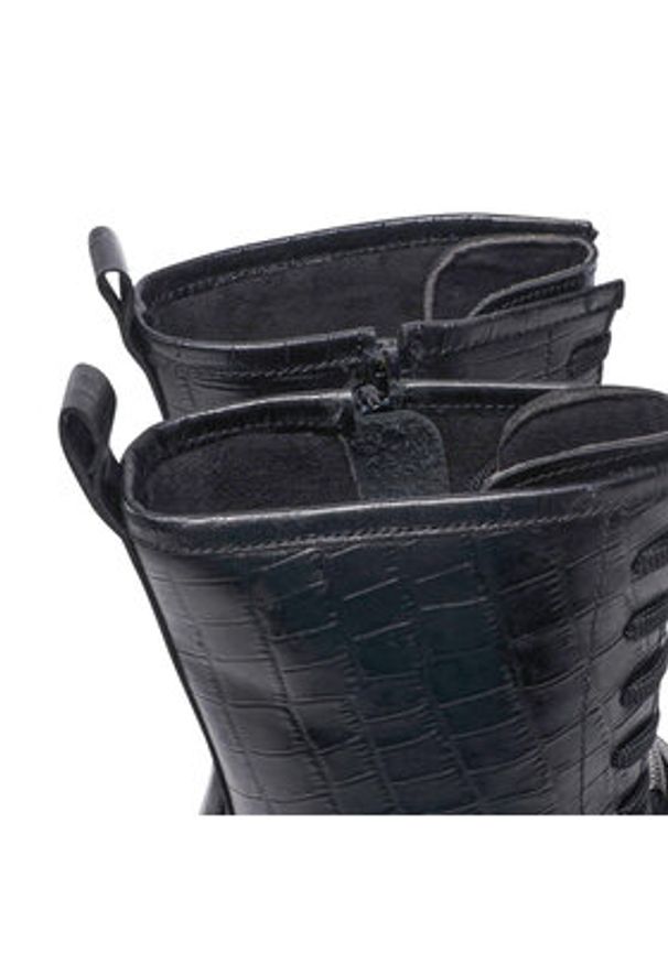 Sergio Bardi Trzewiki WI16-A1020-01SB Czarny. Kolor: czarny. Materiał: skóra