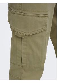 Only & Sons Spodnie materiałowe 22025431 Zielony Tapered Fit. Kolor: zielony. Materiał: bawełna