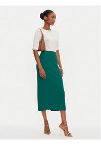 Sisley Spódnica ołówkowa 1WTHM000C Zielony Slim Fit. Kolor: zielony. Materiał: syntetyk, wiskoza #4
