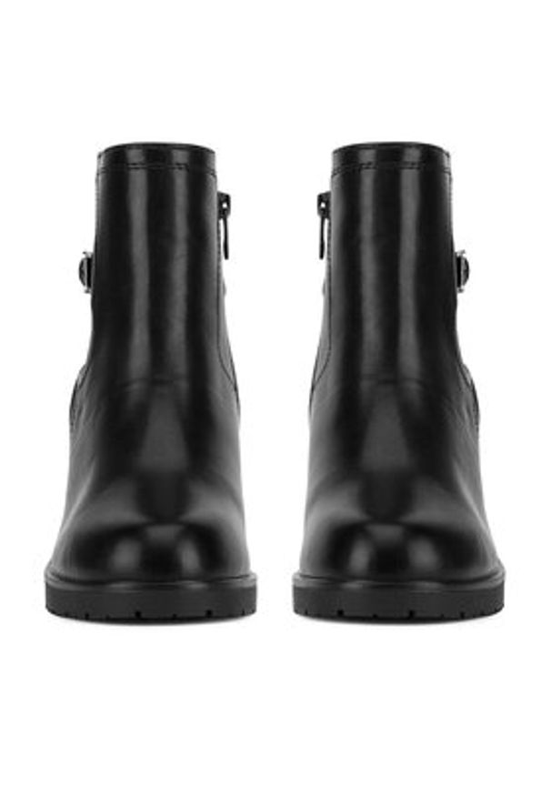 Clara Barson Botki WYL3851-2 Czarny. Kolor: czarny. Materiał: materiał