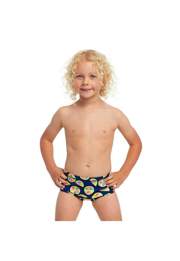 FUNKY TRUNKS - Kąpielówki spodenki na basen chłopięce Funky Trunks Lemon. Kolor: niebieski