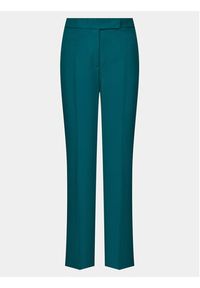 BOSS - Boss Spodnie materiałowe Teana1 50509118 Zielony Slim Fit. Kolor: zielony. Materiał: wełna #4