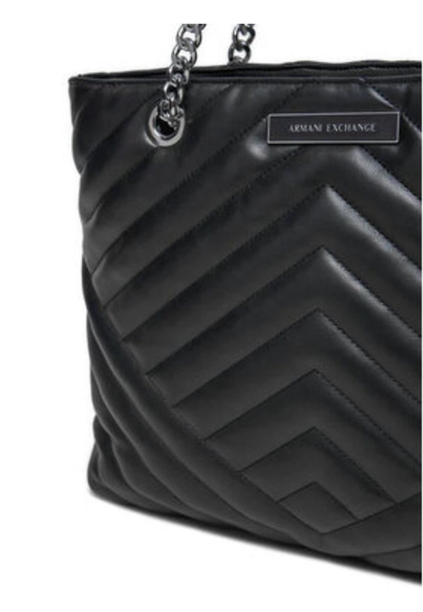 Armani Exchange Torebka 949156 4R742 00020 Czarny. Kolor: czarny. Materiał: skórzane