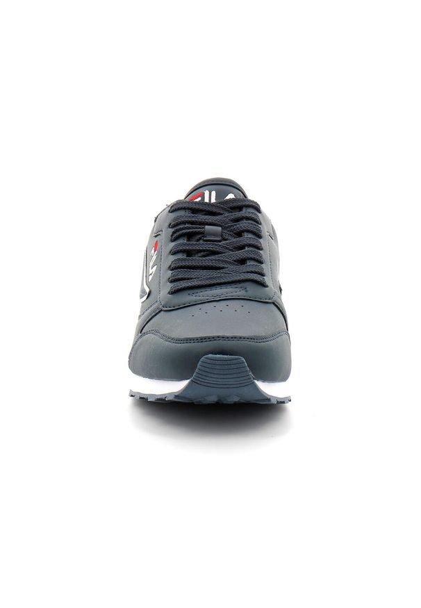 Buty do chodzenia męskie Fila Orbit. Zapięcie: sznurówki. Kolor: niebieski, wielokolorowy. Materiał: skóra, materiał. Szerokość cholewki: normalna. Sport: turystyka piesza