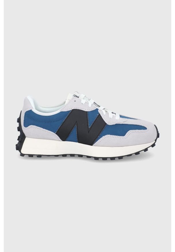 New Balance Buty MS327LU1. Nosek buta: okrągły. Zapięcie: sznurówki. Kolor: niebieski. Materiał: guma