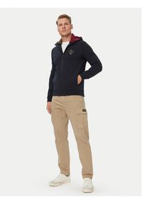 Aeronautica Militare Bluza 262FE2097UF00662 Granatowy Regular Fit. Kolor: niebieski. Materiał: bawełna #2