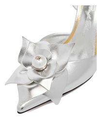 Gino Rossi - GINO ROSSI Szpilki CEO-ROSE-LT2155-1 Srebrny. Kolor: srebrny. Materiał: skóra. Obcas: na szpilce #3