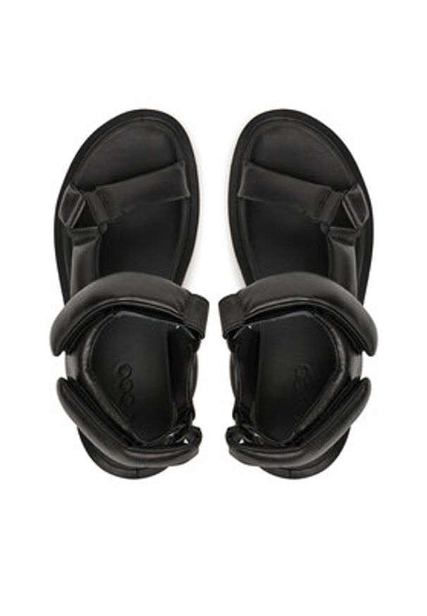 ecco - ECCO Sandały Offroad 82222301001 Czarny. Kolor: czarny. Materiał: skóra