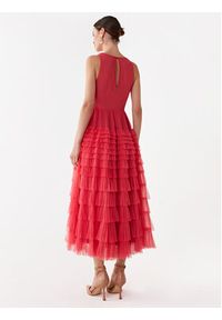 TwinSet - TWINSET Sukienka koktajlowa 232TP2640 Różowy Regular Fit. Kolor: różowy. Materiał: syntetyk. Styl: wizytowy #2