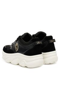 Liu Jo Sneakersy Steffy 01 BF5061 P0304 Czarny. Kolor: czarny. Materiał: zamsz, skóra #5