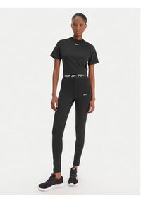 Reebok Legginsy RK25606CCW Czarny Slim Fit. Kolor: czarny. Materiał: syntetyk #3