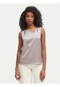 Calvin Klein Bluzka LV044F144G Szary Regular Fit. Kolor: szary. Materiał: syntetyk #1