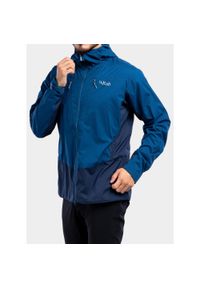 Kurtka softshell męska Rab VR Alpine Light Jacket. Kolor: niebieski. Materiał: softshell