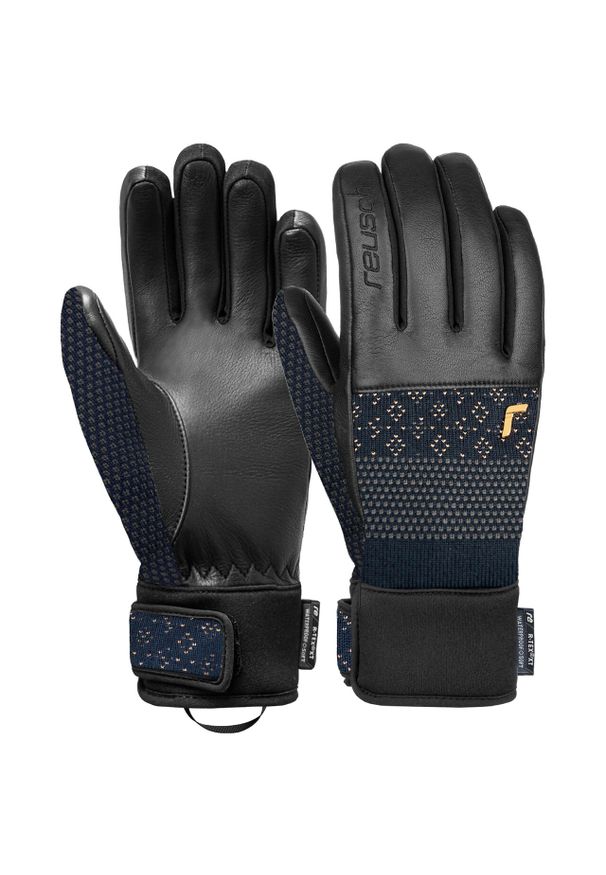 Reusch - Rękawice narciarskie damskie Petra Vlhova R-TEX® XT. Kolor: czarny. Materiał: poliester, skóra, elastan, poliamid. Sezon: zima. Sport: narciarstwo