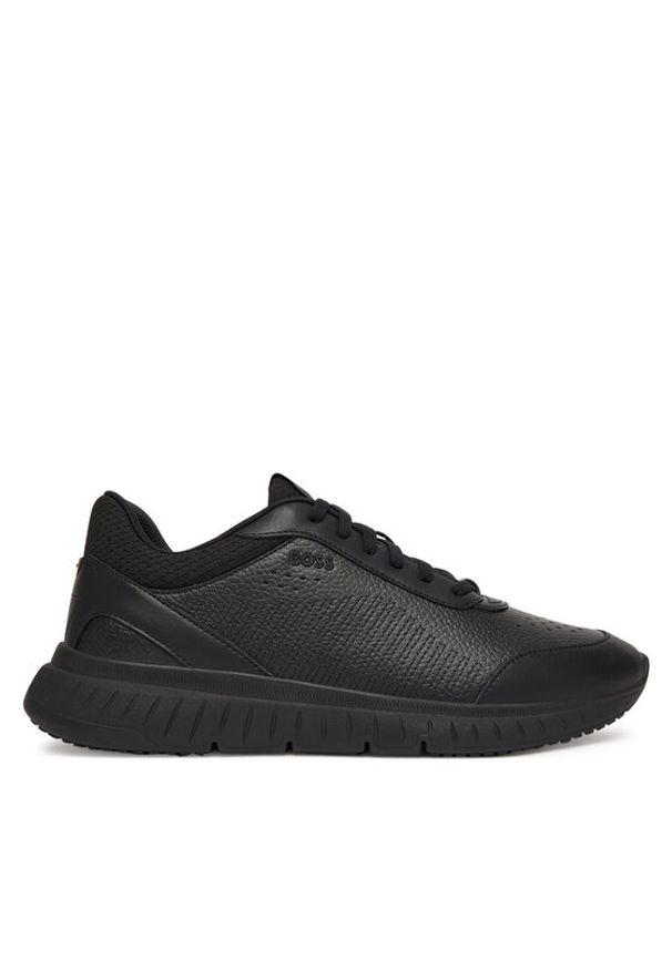 BOSS Sneakersy Titanis 50548718 Czarny. Kolor: czarny. Materiał: skóra