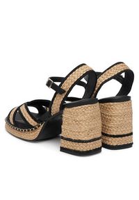 Castañer Espadryle Vanish 026156-4091 Czarny. Kolor: czarny. Materiał: materiał #2