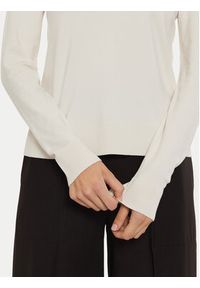 Sisley Sweter 17Q3M100F Beżowy Regular Fit. Kolor: beżowy. Materiał: wiskoza #4