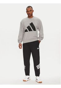 Adidas - adidas Bluza Essentials Big Logo JE8952 Szary Regular Fit. Kolor: szary. Materiał: syntetyk, bawełna #3