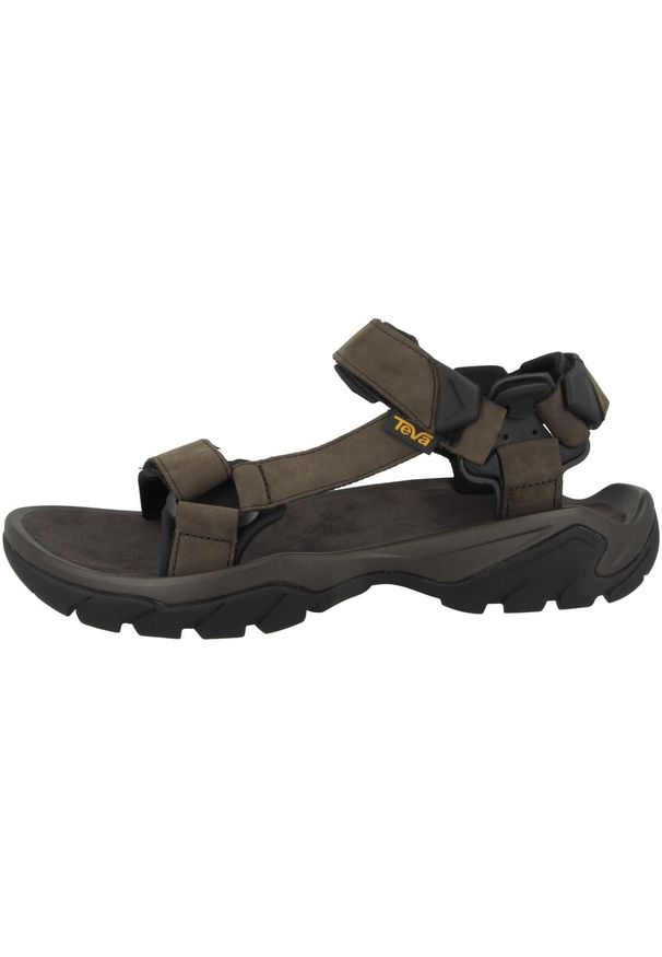 Buty eleganckie męskie Teva Terra Fi 5. Zapięcie: rzepy. Kolor: brązowy. Materiał: materiał, skóra, syntetyk. Styl: elegancki