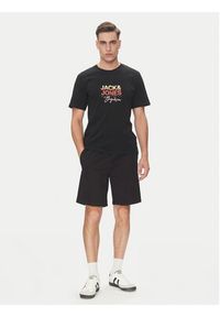Jack & Jones - Jack&Jones T-Shirt Canggu 12281809 Czarny Regular Fit. Kolor: czarny. Materiał: bawełna #3