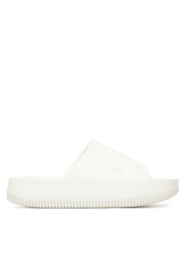 Nike Klapki Calm Slide DX4816 100 Biały. Kolor: biały