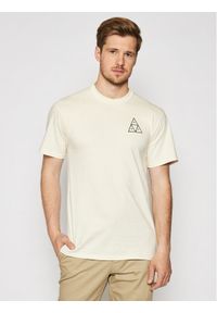 HUF T-Shirt Essentials TS00509 Beżowy Regular Fit. Kolor: beżowy. Materiał: bawełna #1