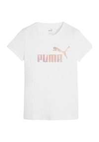 Koszulka sportowa damska Puma Ess+ Summer Daze. Kolor: biały. Długość rękawa: krótki rękaw. Długość: krótkie #1