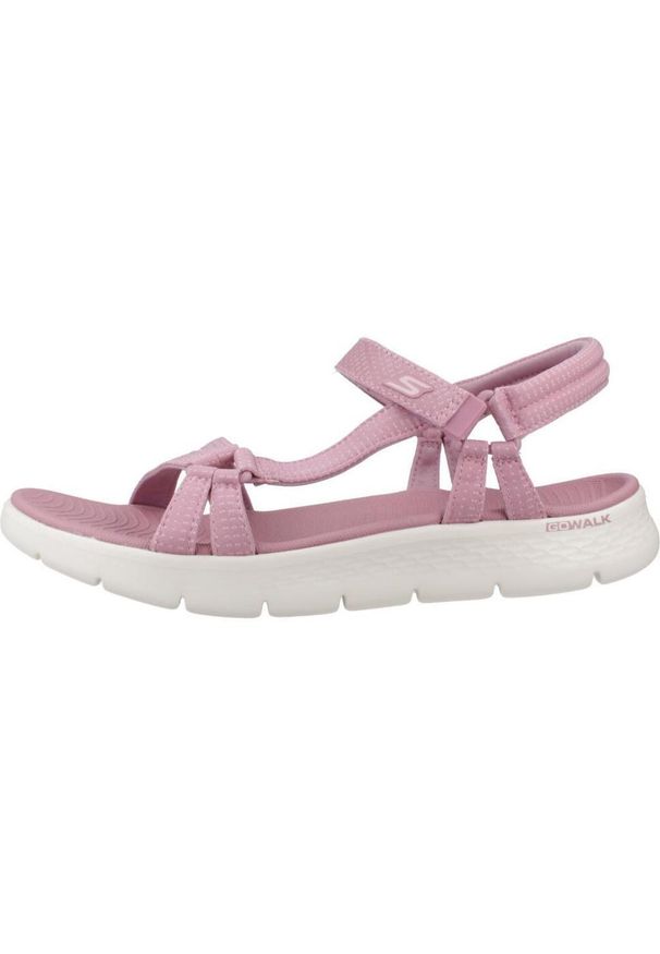 skechers - Sandały Skechers Model Go Walk Flex Sandal Kolor Rose. Kolor: różowy. Materiał: tkanina. Sezon: lato