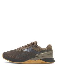 Reebok Buty na siłownię Nano X3 100033785-M Brązowy. Kolor: brązowy. Sport: fitness #7