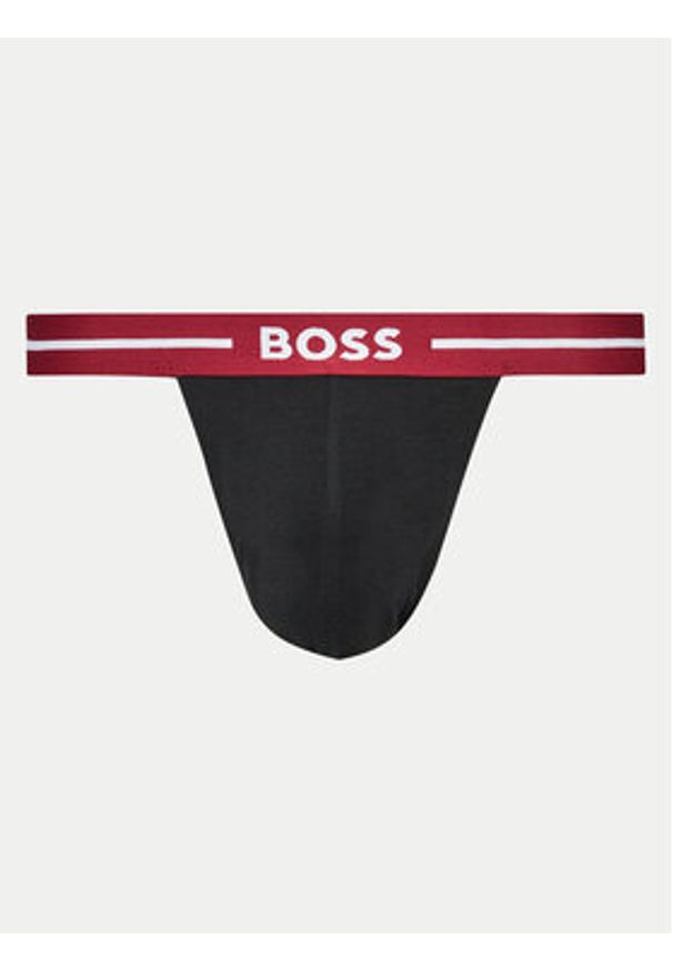 BOSS Komplet slipów Jock Strap 50517823 Czarny. Kolor: czarny. Materiał: bawełna