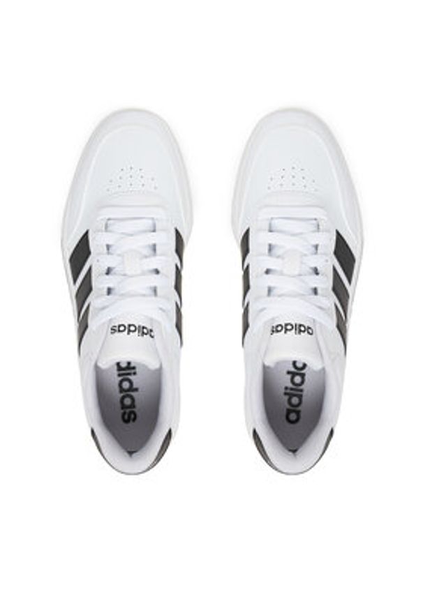 Adidas - adidas Sneakersy Breaknet 3.0 JR8448 Biały. Kolor: biały. Materiał: skóra