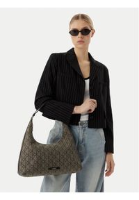 Calvin Klein Torebka Emblem Jacquard LV04F3635G Khaki. Kolor: brązowy #1