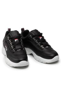 Buty Fila buty Strada Teens Jr FFT0009.80010 czarne. Kolor: czarny. Materiał: materiał