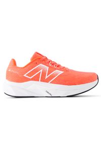 Buty damskie New Balance FuelCell Propel v5 WFCPRCV5 – pomarańczowe. Okazja: na co dzień. Kolor: pomarańczowy. Materiał: guma, materiał, syntetyk, poliester. Szerokość cholewki: normalna. Sport: bieganie, fitness