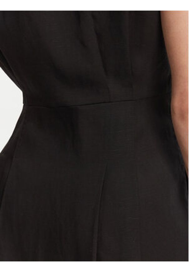 TwinSet - TWINSET Sukienka letnia 251TT2072 Czarny Loose Fit. Kolor: czarny. Materiał: lyocell. Sezon: lato