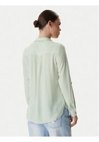 Vero Moda Koszula Bumpy 10275283 Zielony Regular Fit. Kolor: zielony. Materiał: wiskoza #5