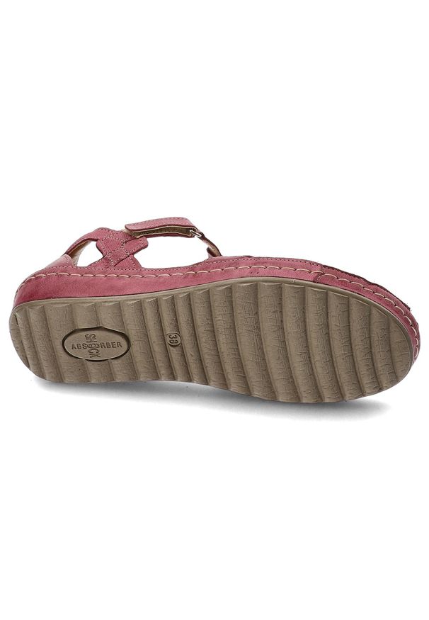 Różowe Sandały Armodo Modne Obuwie Damskie. Kolor: różowy. Sezon: lato. Styl: elegancki