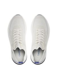 Calvin Klein Sneakersy Low Top Lace Up Mix HM0HM00918 Szary. Kolor: szary. Materiał: materiał #2