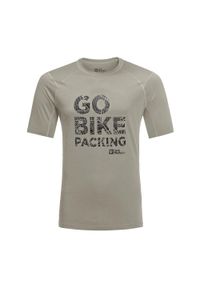 Koszulka trekkingowa męska Jack Wolfskin Morobbia Vent. Kolor: zielony. Sport: turystyka piesza #1