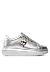 Karl Lagerfeld - Sneakersy KARL LAGERFELD. Kolor: srebrny