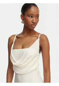 Guess Sukienka codzienna 181217 Biały Classic Fit. Okazja: na co dzień. Kolor: kremowy. Materiał: wiskoza. Typ sukienki: proste. Styl: casual #4