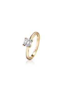 W.KRUK - Pierścionek zaręczynowy złoty Niezwykły - 0,7 ct. Materiał: złote. Kolor: złoty. Kamień szlachetny: diament #1