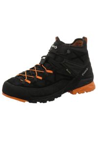 Aku - Buty podejściowe męskie AKU Rock Dfs Mid GTX. Kolor: czarny. Materiał: materiał, skóra. Szerokość cholewki: normalna