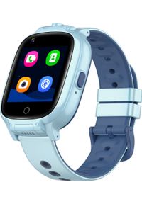 GARETT - Smartwatch Garett Kids Twin 4G Granatowy (Kids Twin 4G niebieski). Rodzaj zegarka: smartwatch. Kolor: niebieski
